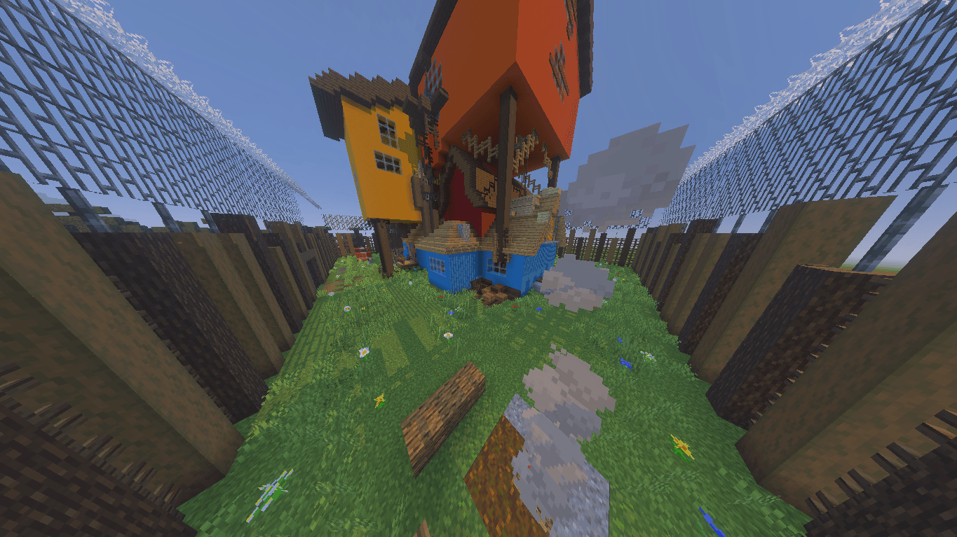 hello neighbor Act 2. custom map, Fan recreation — screenshot 6