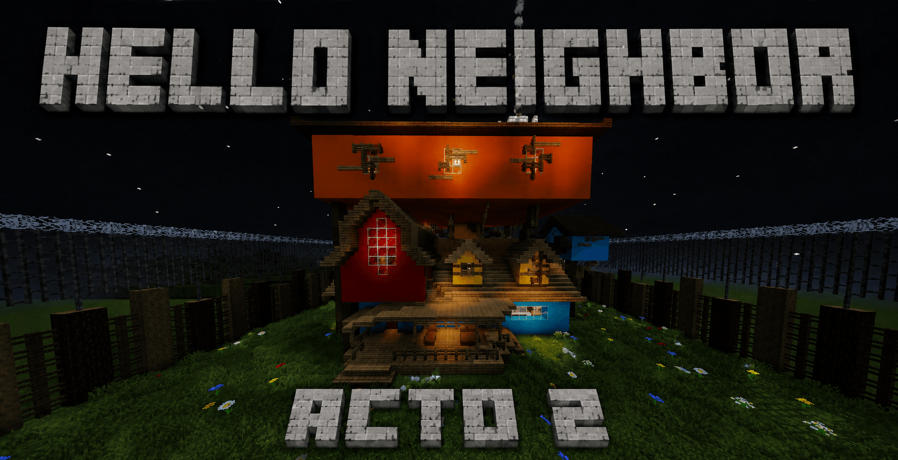 hello neighbor Act 2. custom map, Fan recreation — screenshot 8