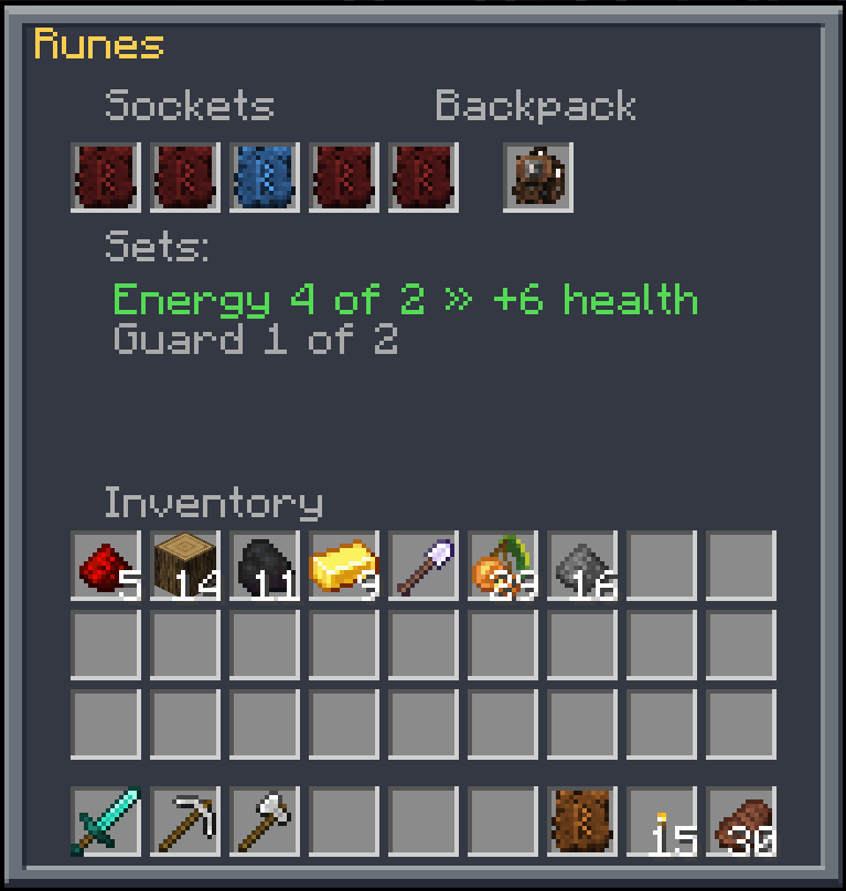 Runes Panel