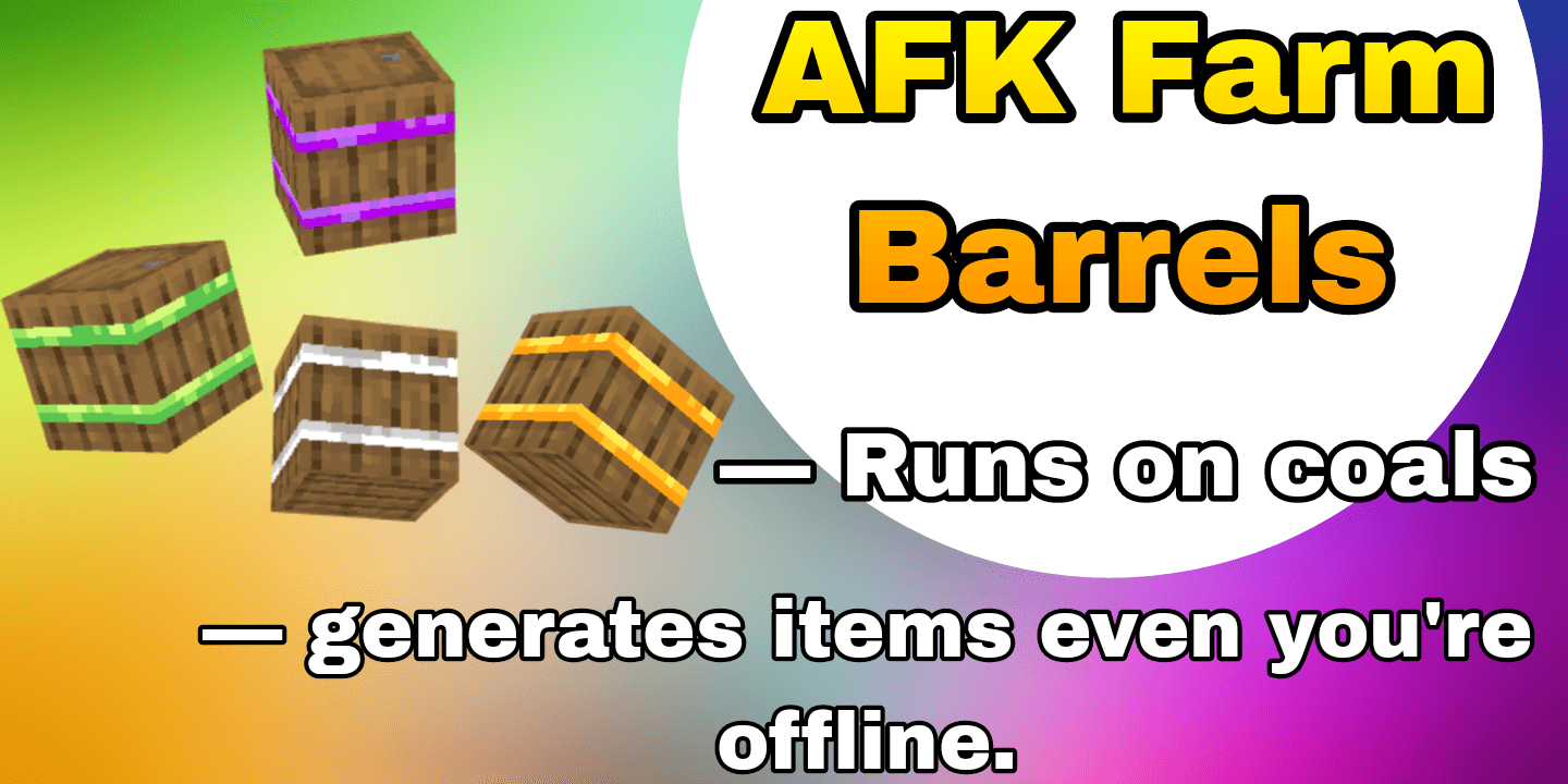 AFK Farm Barrels — screenshot 1