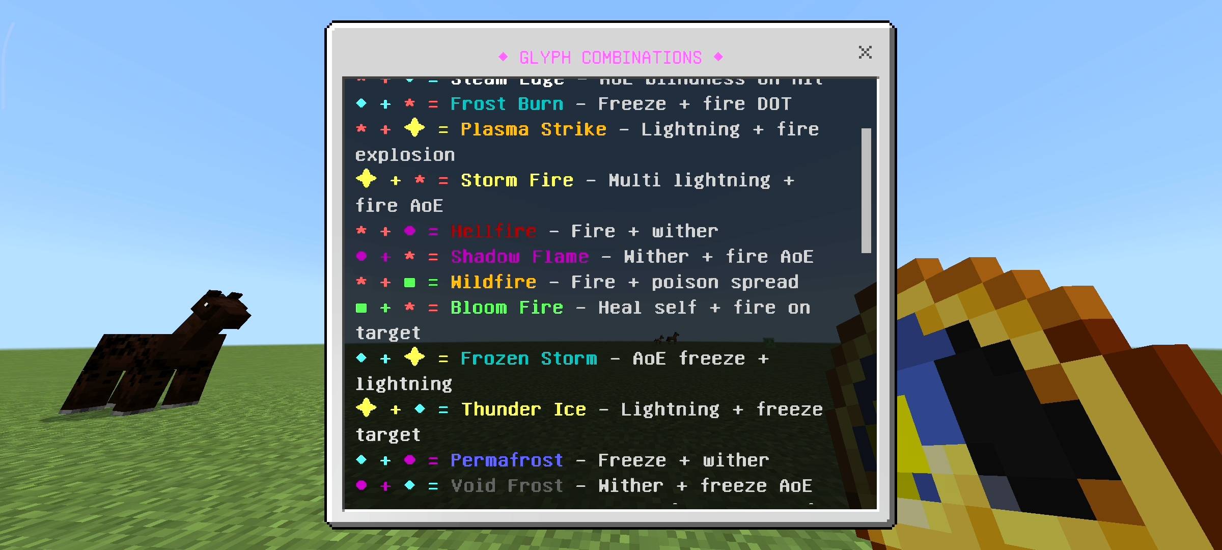 NovaGlyphs - Glyph Carving System — screenshot 3