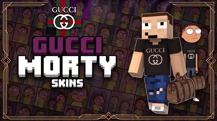 Gucci Morty Meme Skin Minecraft Skin Packs