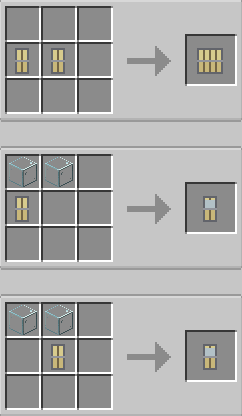 Thumbnail Wider doors are made from narrower ones, so a four-wide door costs exactly one batch. Glazing is a solid door plus as much glass as the door is wide.