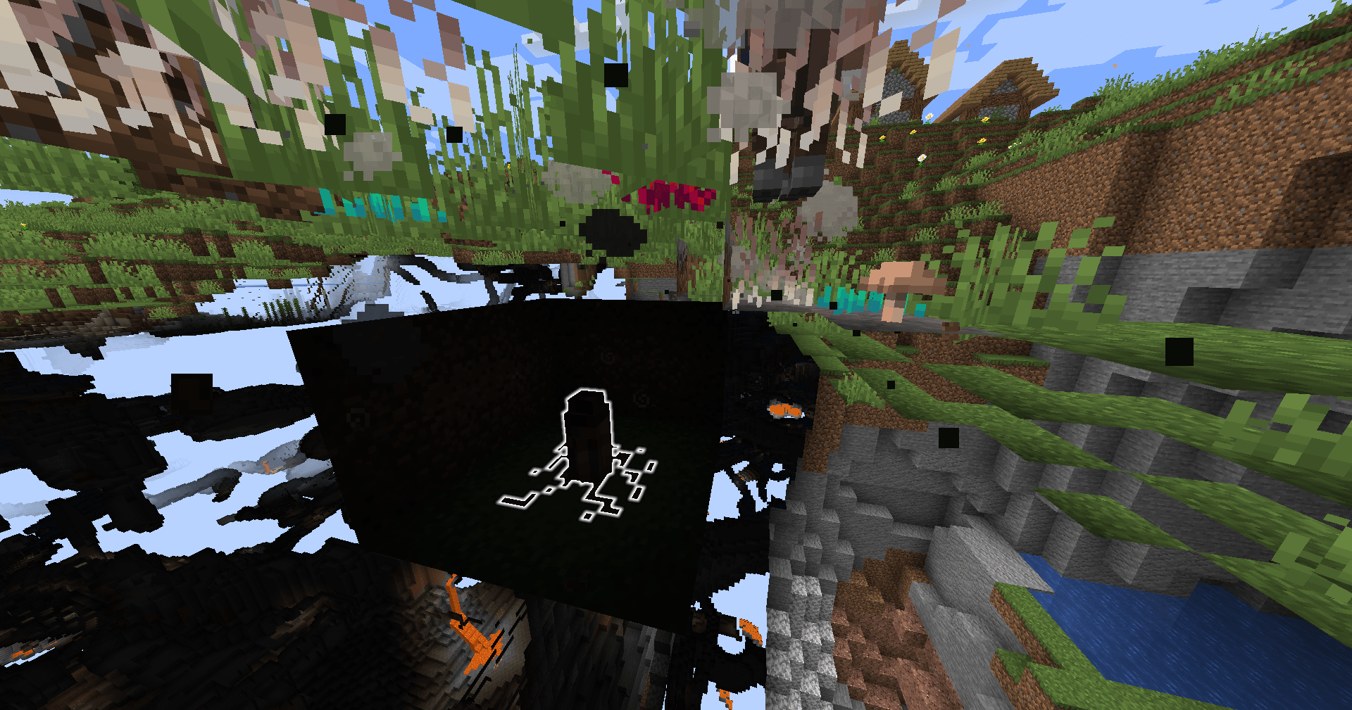 Burrowed mounds leave clear surface clues! Look for the corrupted mycelium patch and floating green spore particles on the ground, then listen closely for the ominous throbbing heartbeat under your feet. Dig it up and strike it to drain its Bio-Points bef