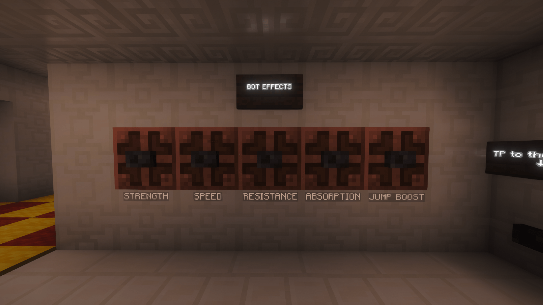 Thumbnail PvP Bot effect selection panel for FlameFrags, Wemmbu, and Swight