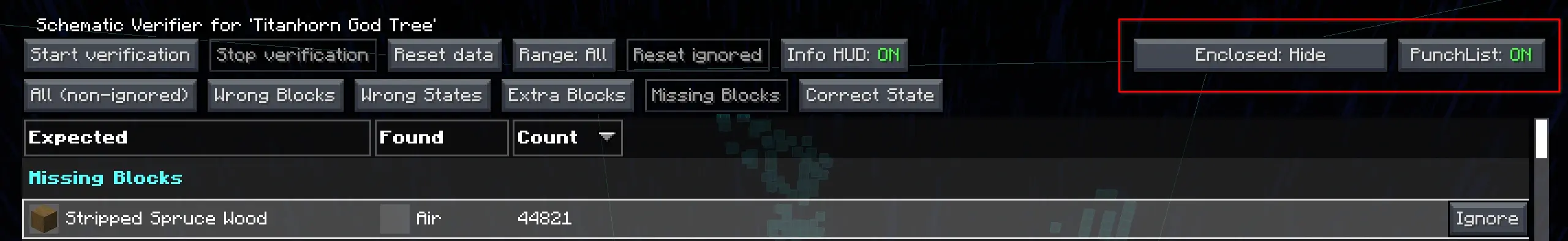 Thumbnail Always located in the top-right of the Verifier screen. On/Off can be assigned to a hotkey as well.