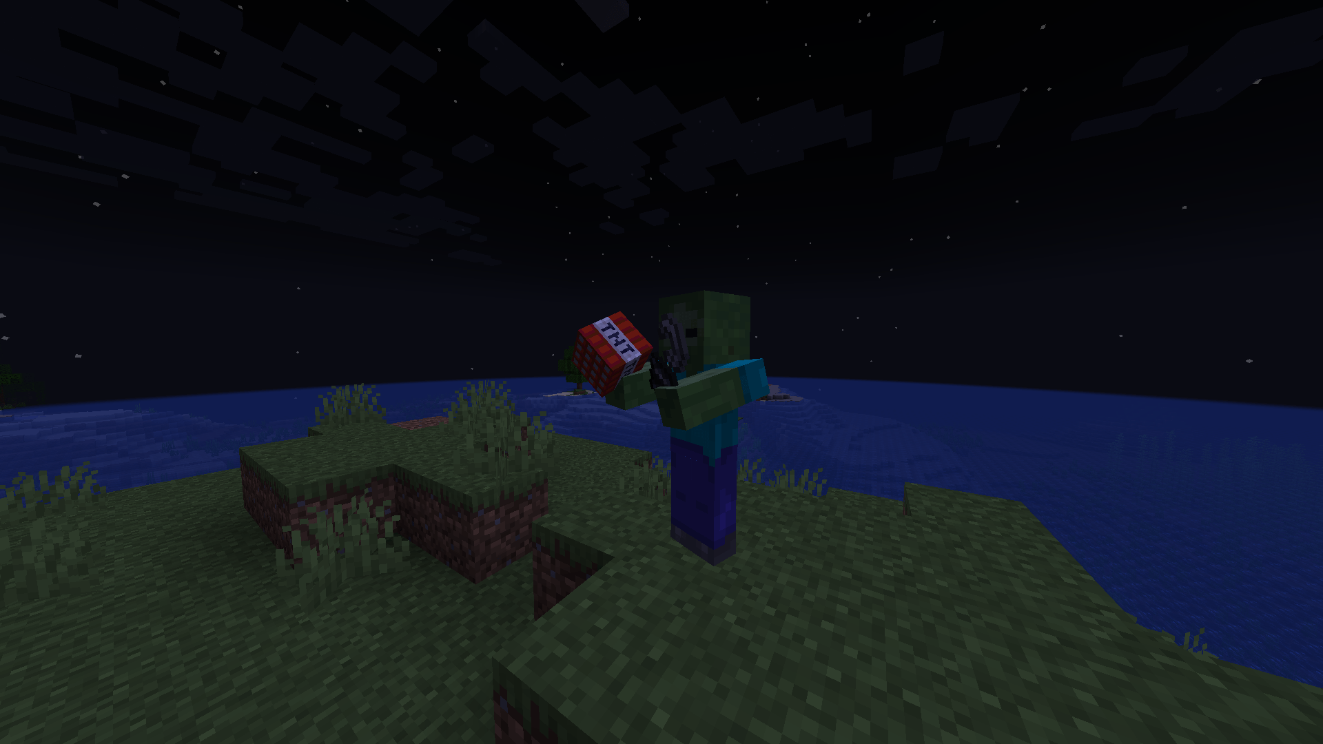 Zombie With TNT