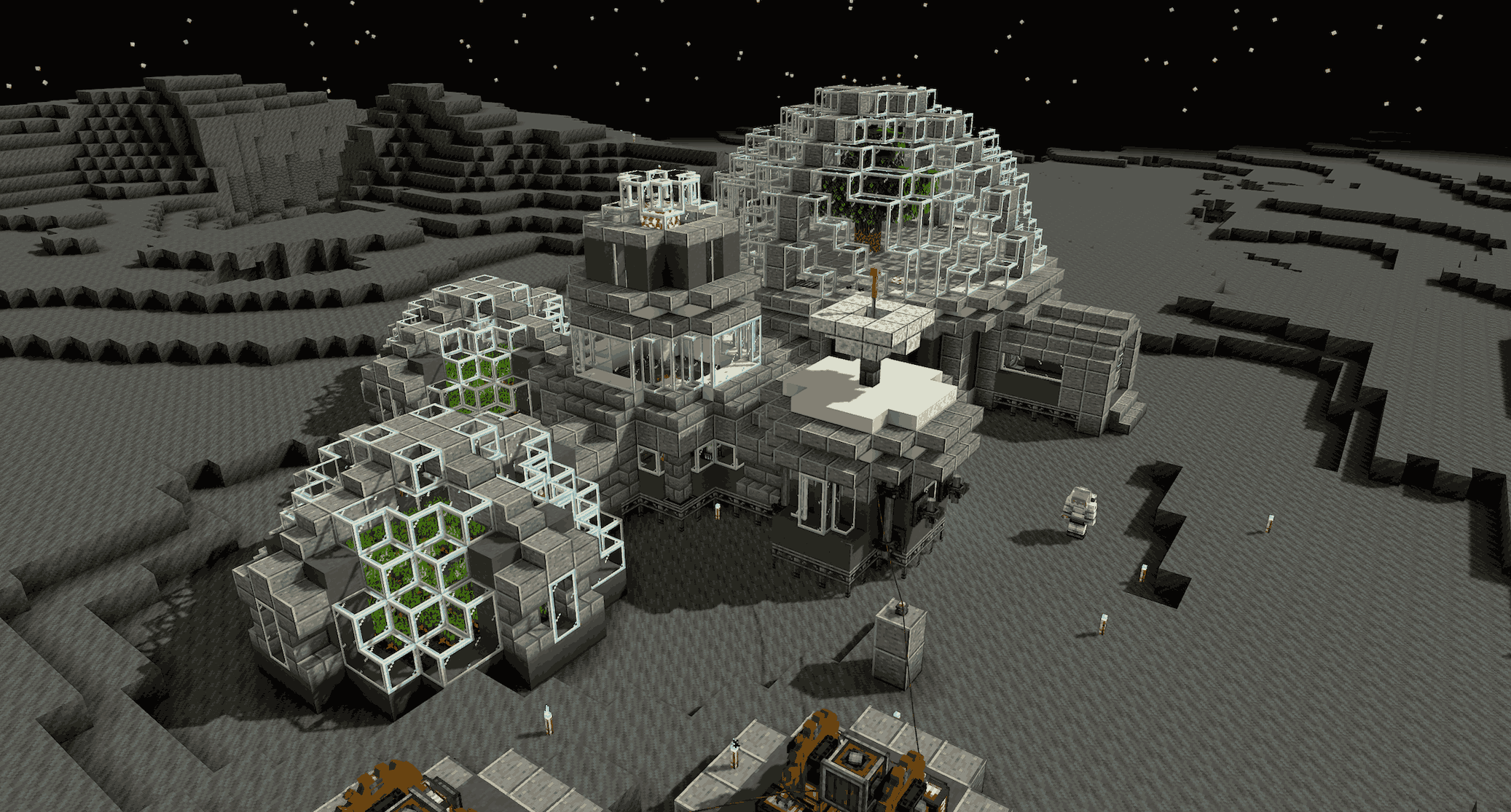 Thumbnail Dome-shaped custom moonbase featured from Ad Astra.