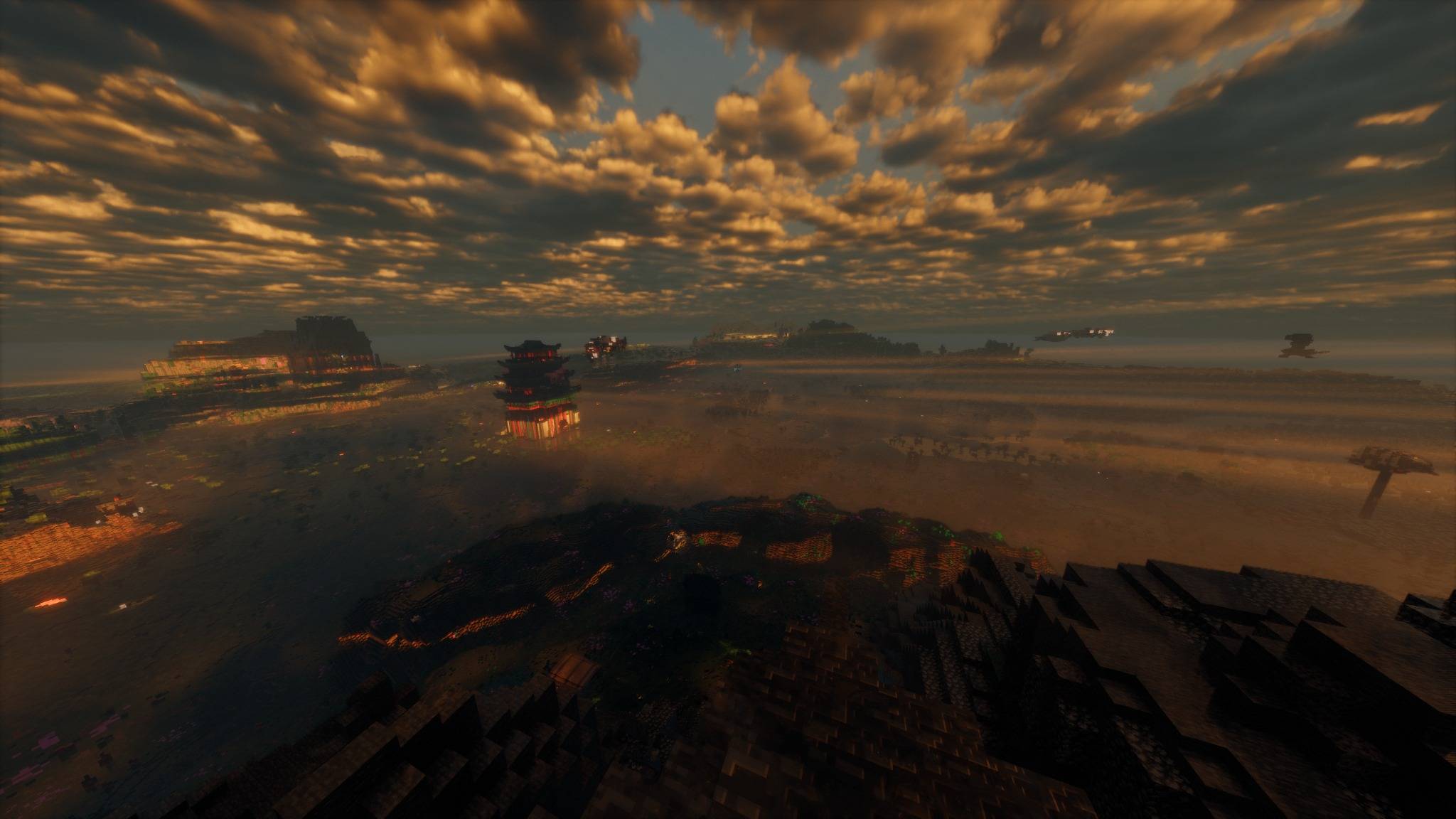 Thumbnail A mysterious misty landscape with distant structures, highlighting the exploration and immersive atmosphere of Gaubtek23 Adventure.