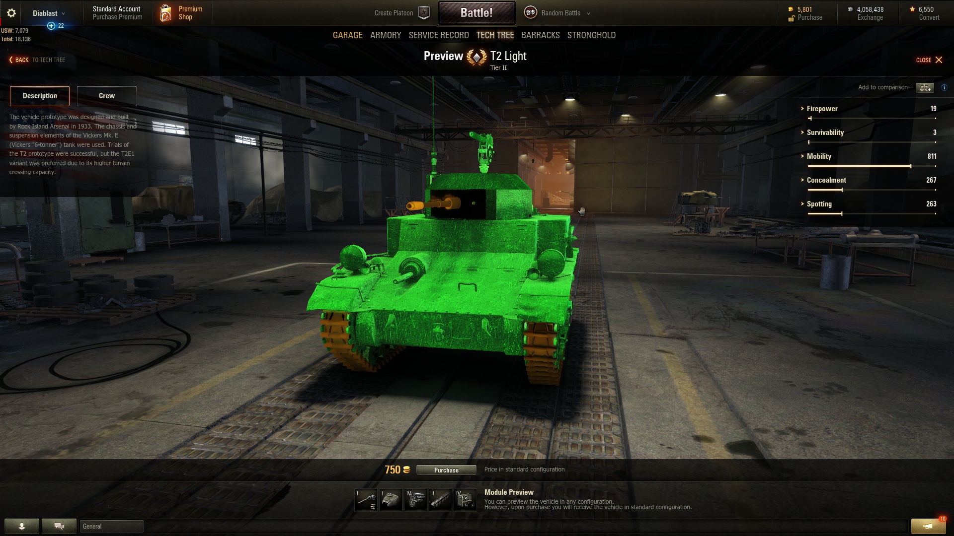 T2 Light Tank