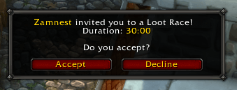This is what getting an invite looks like and can be denied