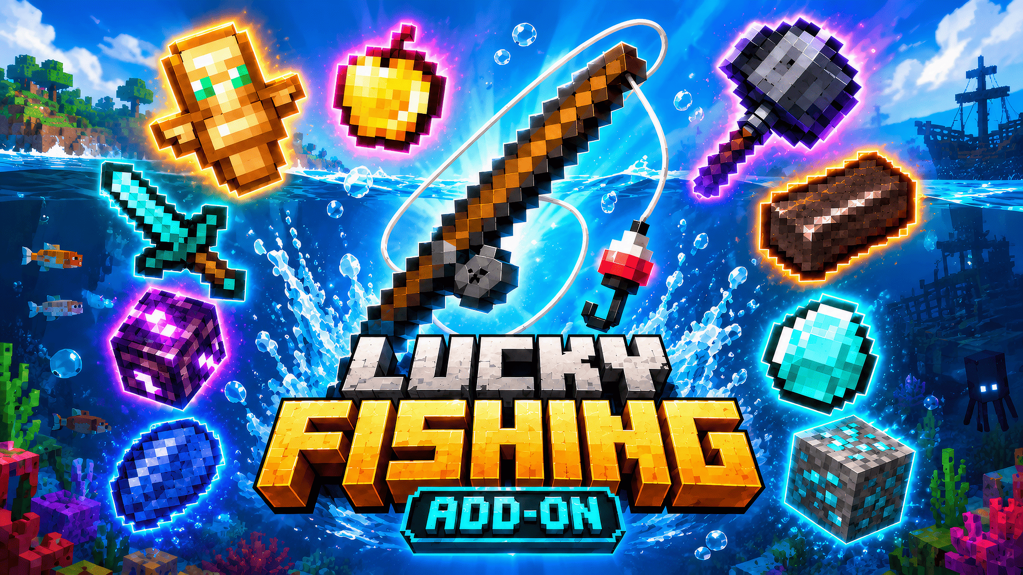 Fishing Drops OP Items, Rare Treasures & Deadly Traps — screenshot 1