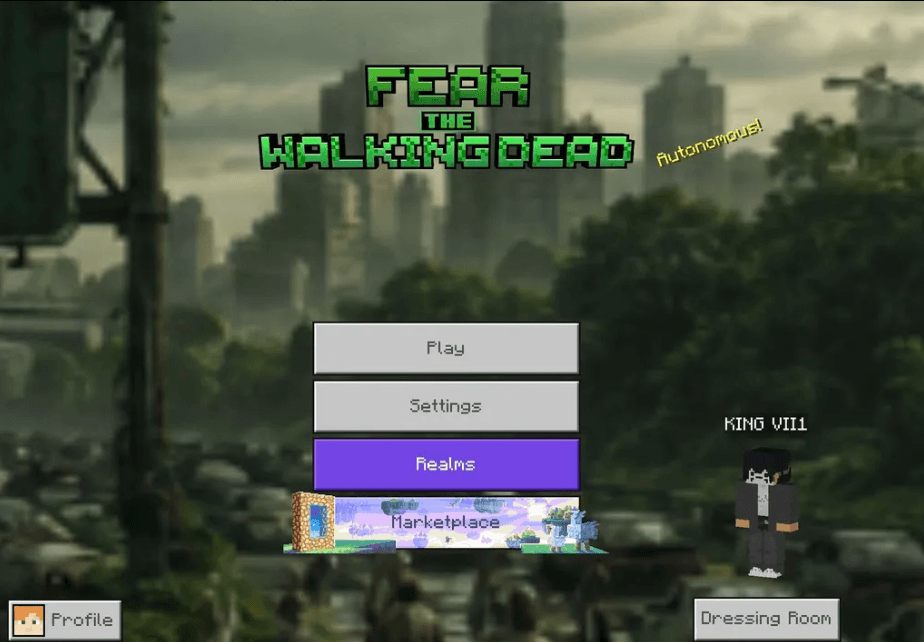 Walking Dead Menu UI — screenshot 3