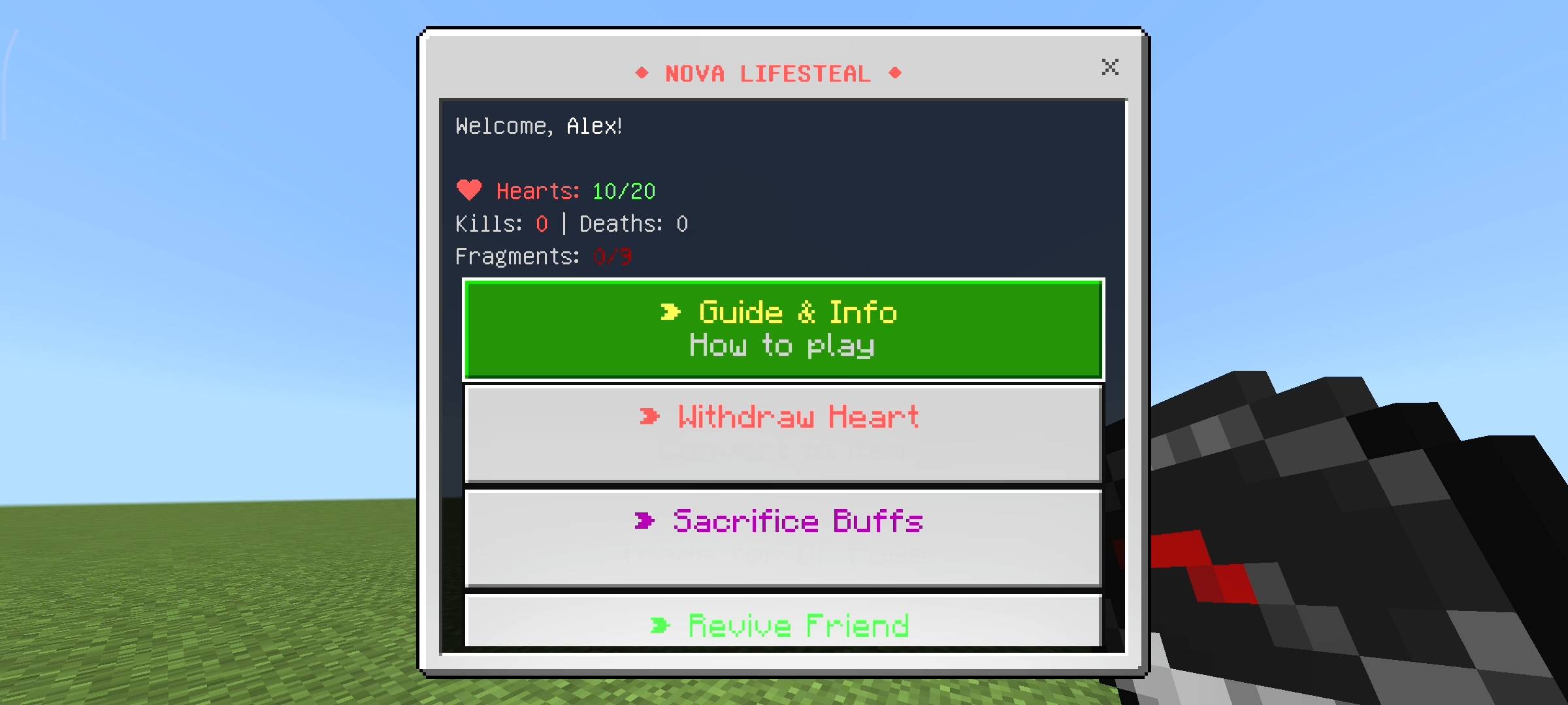 Nova LifeSteal SMP - Heart Stealing PvP System — screenshot 3