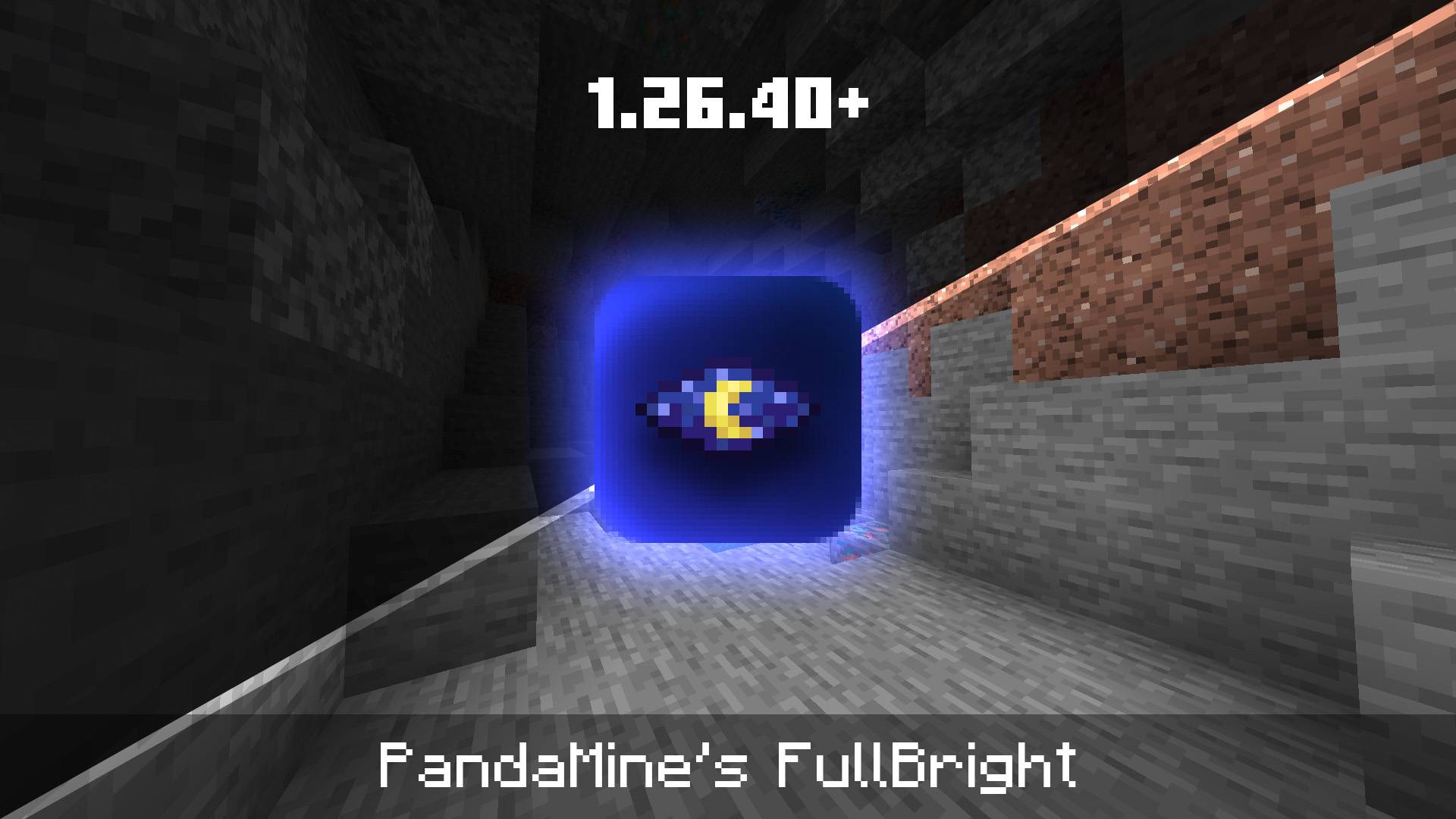 PandaMine's Fullbright (Night Vision) - 1.26 | Achievements Friendly — screenshot 1