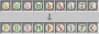 Mythic Botany Runes Differences