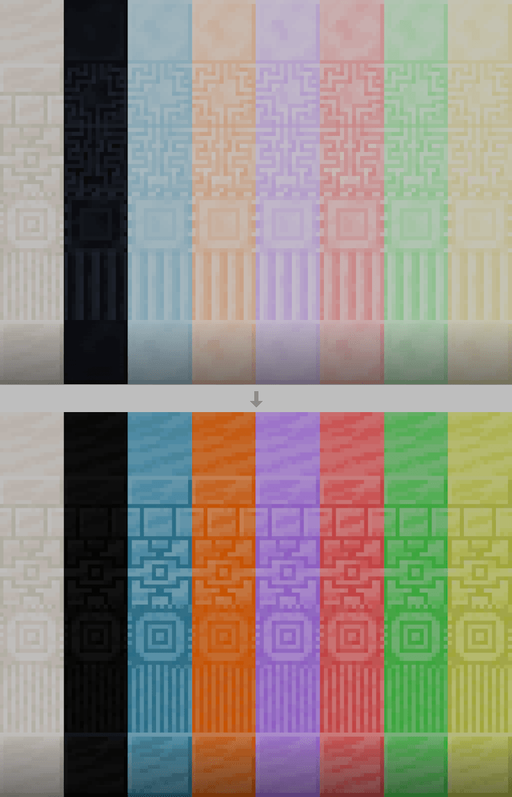 Quartz Blocks Differences
