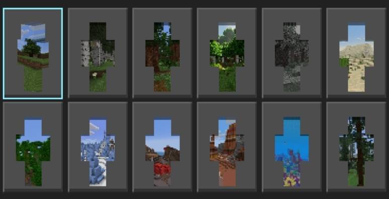 Biomes skins / camouflage HD — screenshot 2