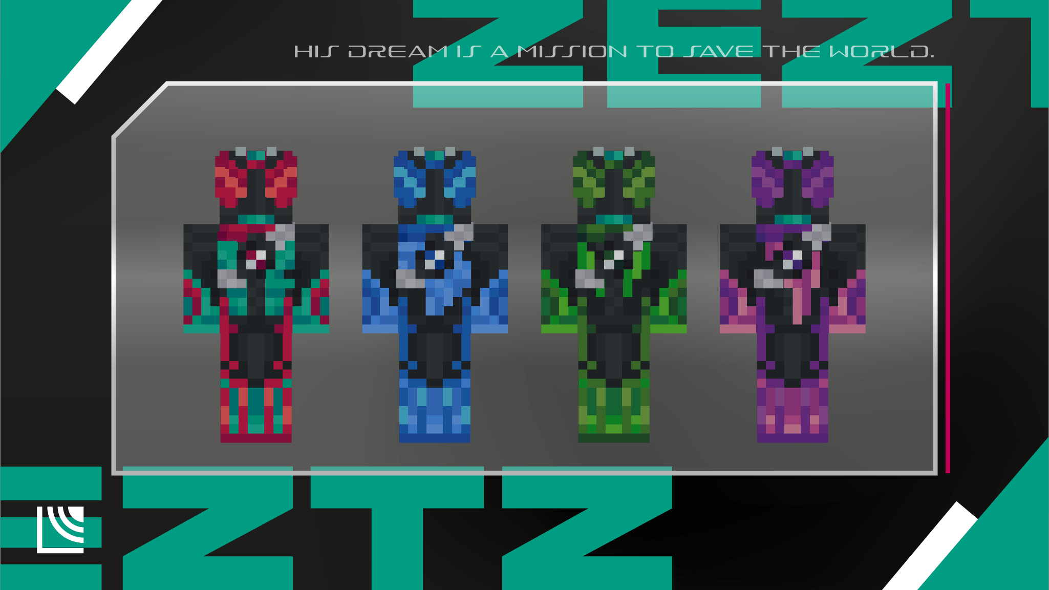 Kamen Rider Zeztz - Minecraft Skin Pack — screenshot 2