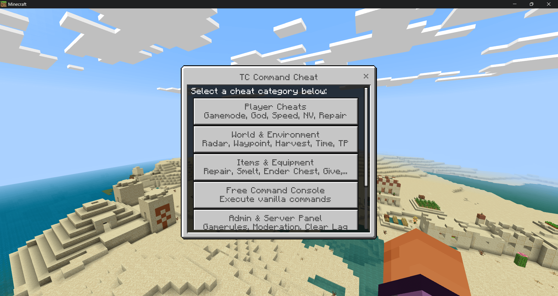 TC Command Cheat — screenshot 1