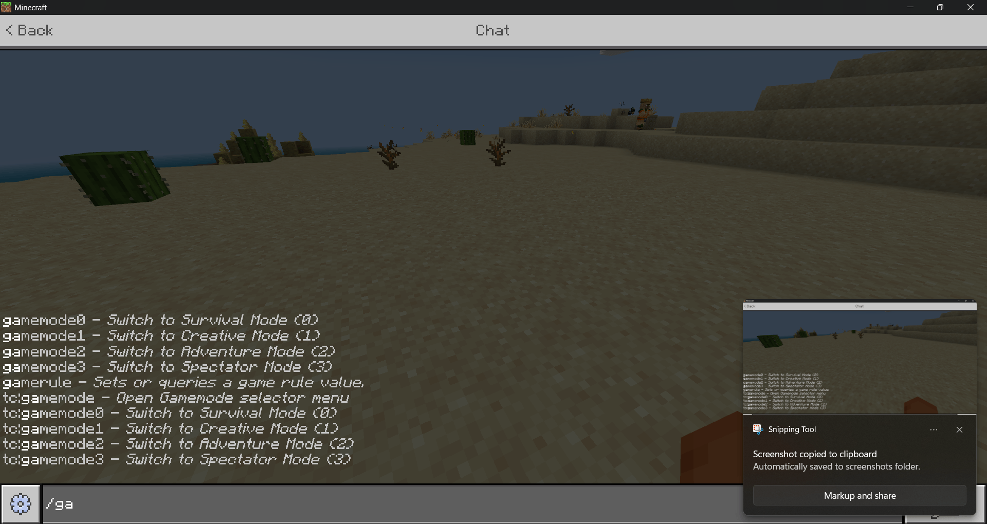 TC Command Cheat — screenshot 5