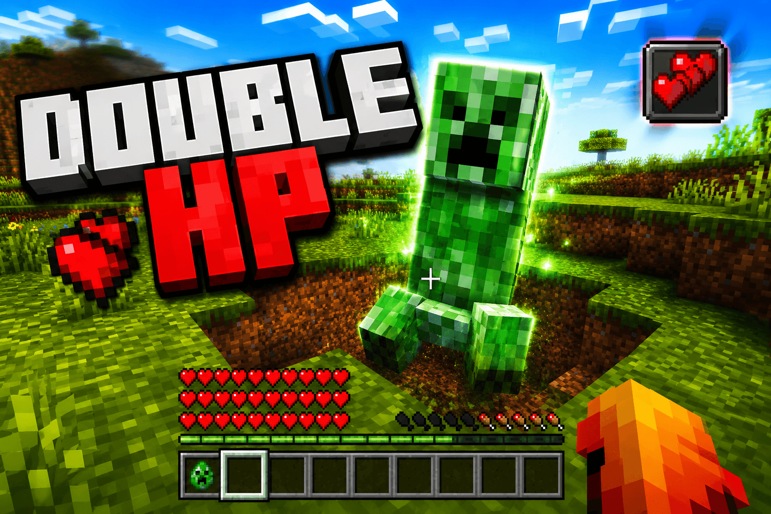 Double HP - Minecraft Health Addon — screenshot 2