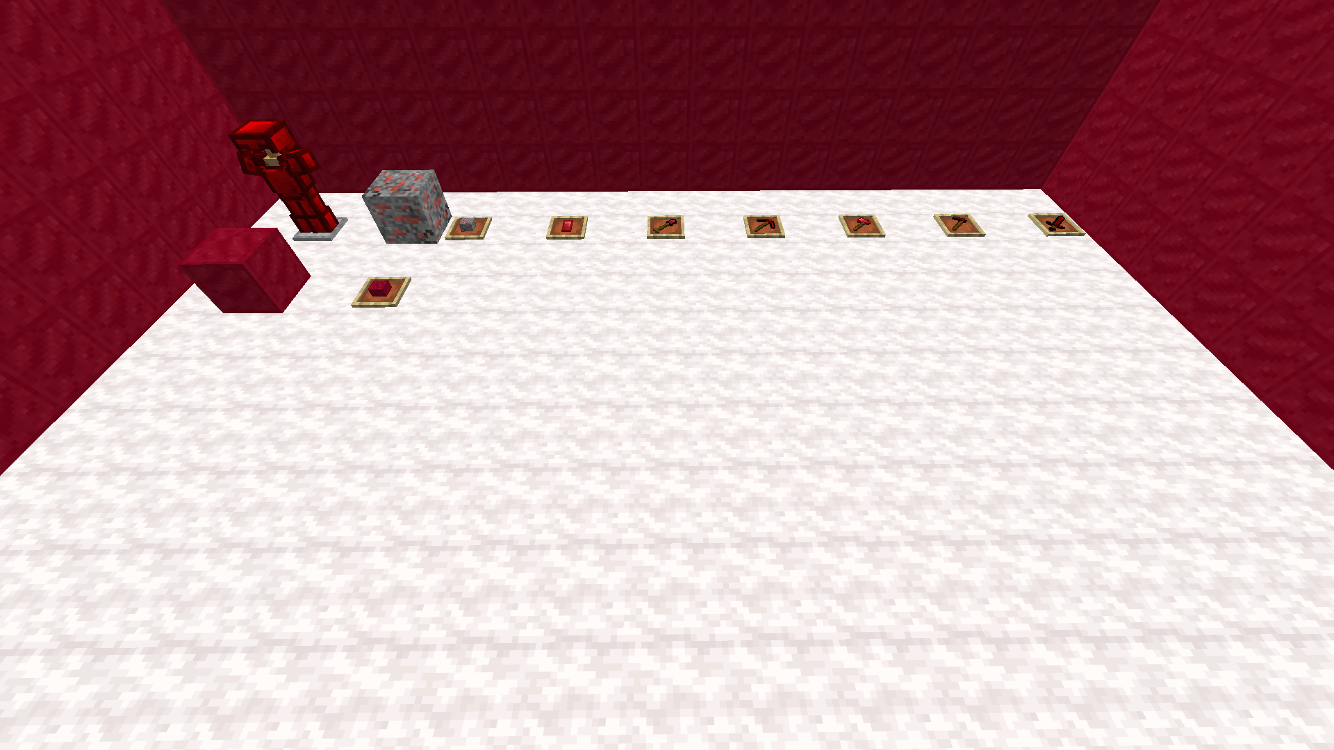 Thumbnail all the items in version 1 release version first ever version of this mod not all items here because new versions