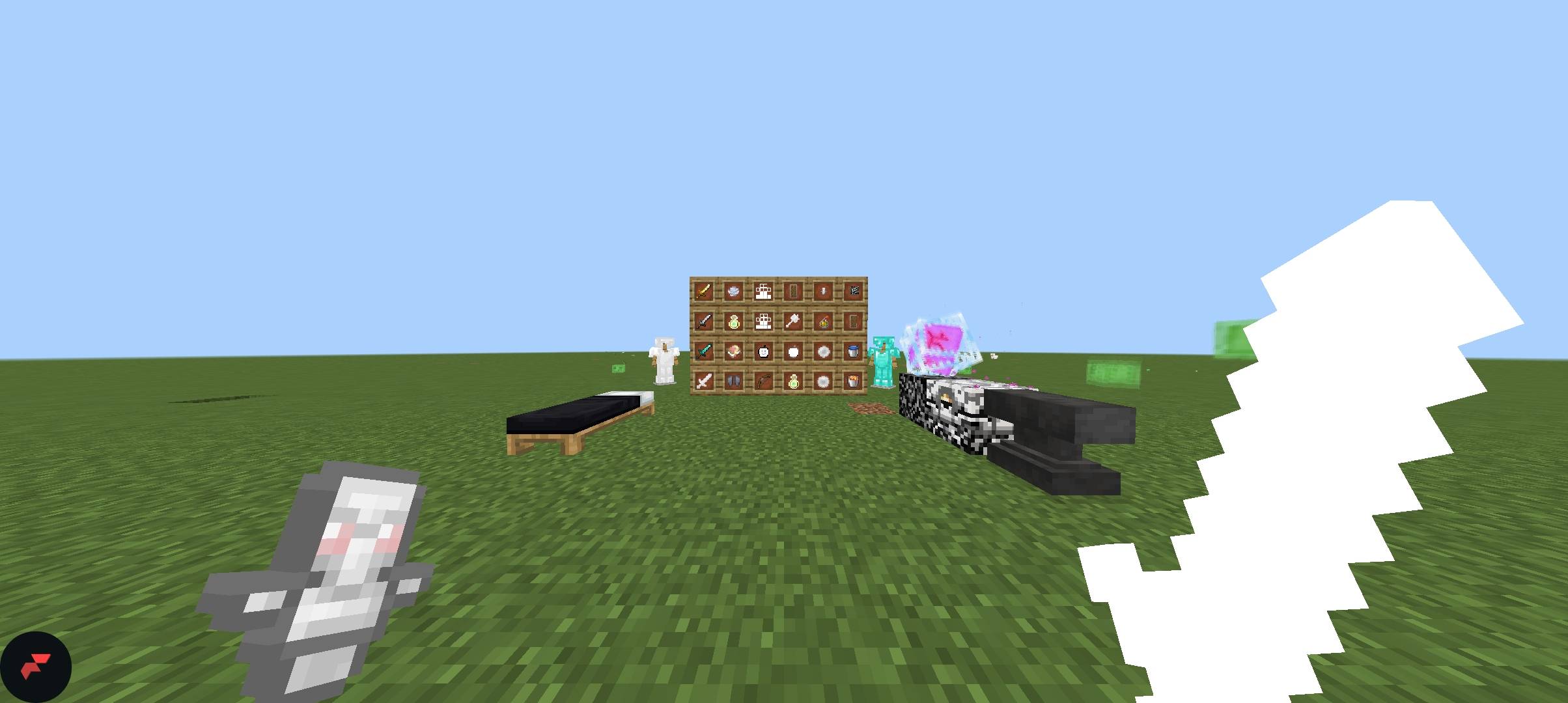 KyoroMC white based pvp texture pack — screenshot 1