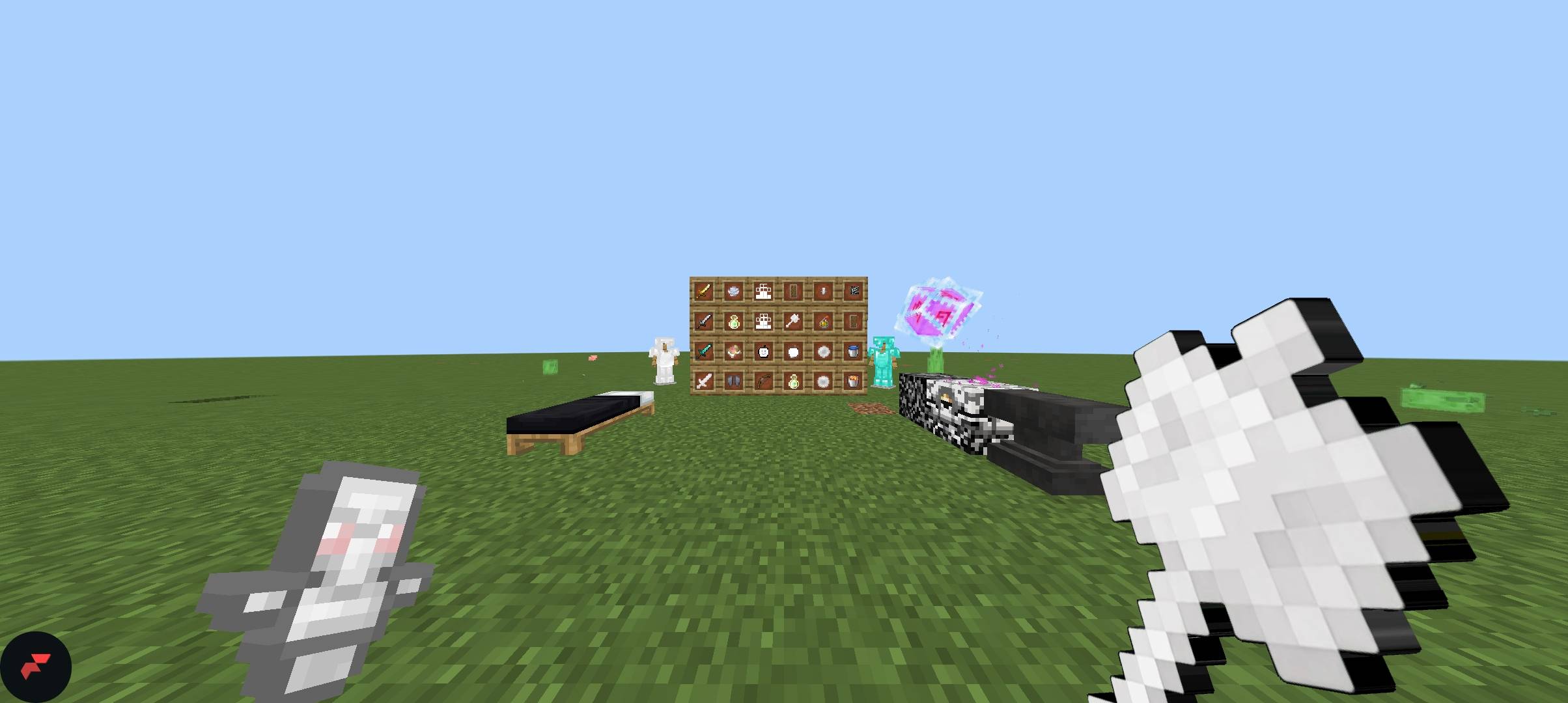KyoroMC white based pvp texture pack — screenshot 2