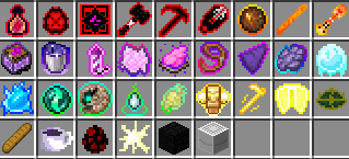 First Version. 28 Evolved items