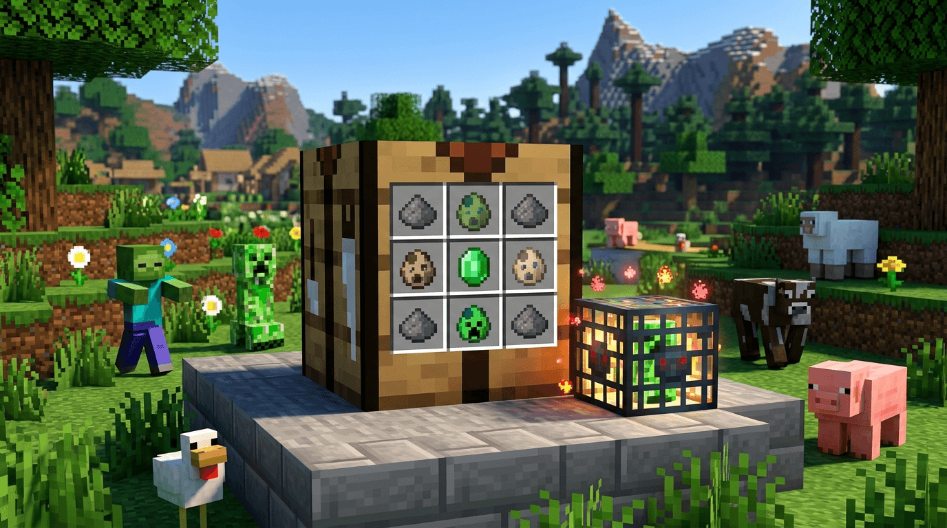 Spawn Egg & Spawner Block Craft — screenshot 1