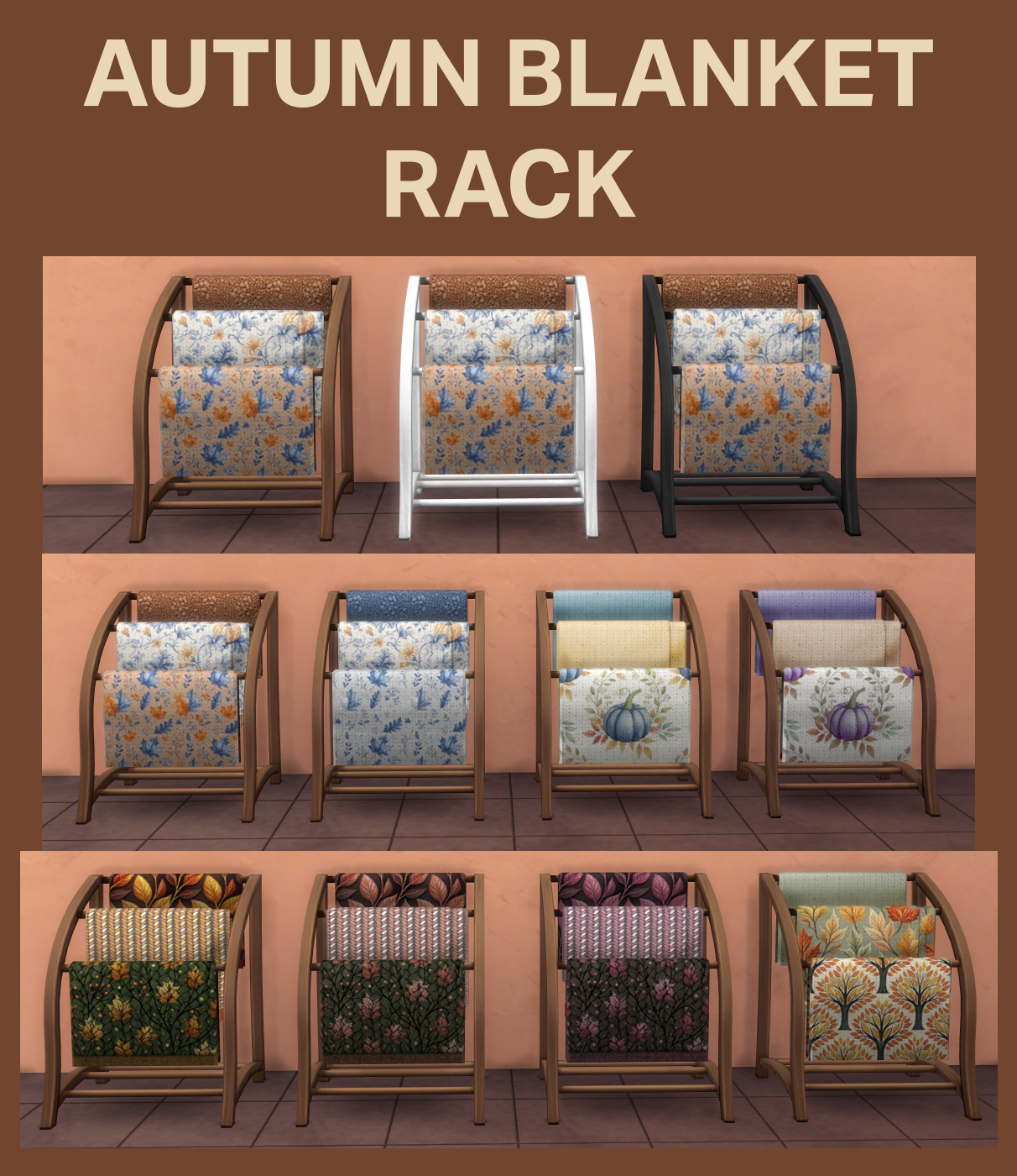 Thumbnail patterns and colours