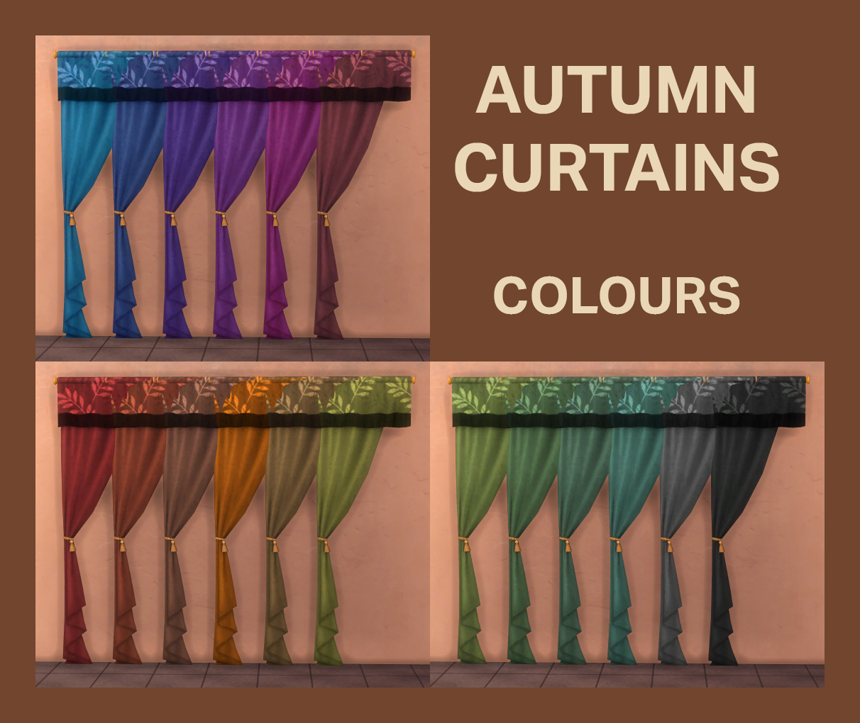 Thumbnail material colours