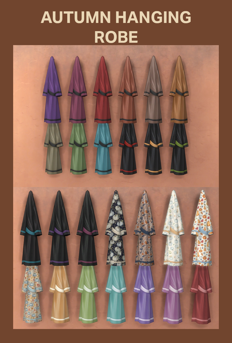 Thumbnail patterns and colours