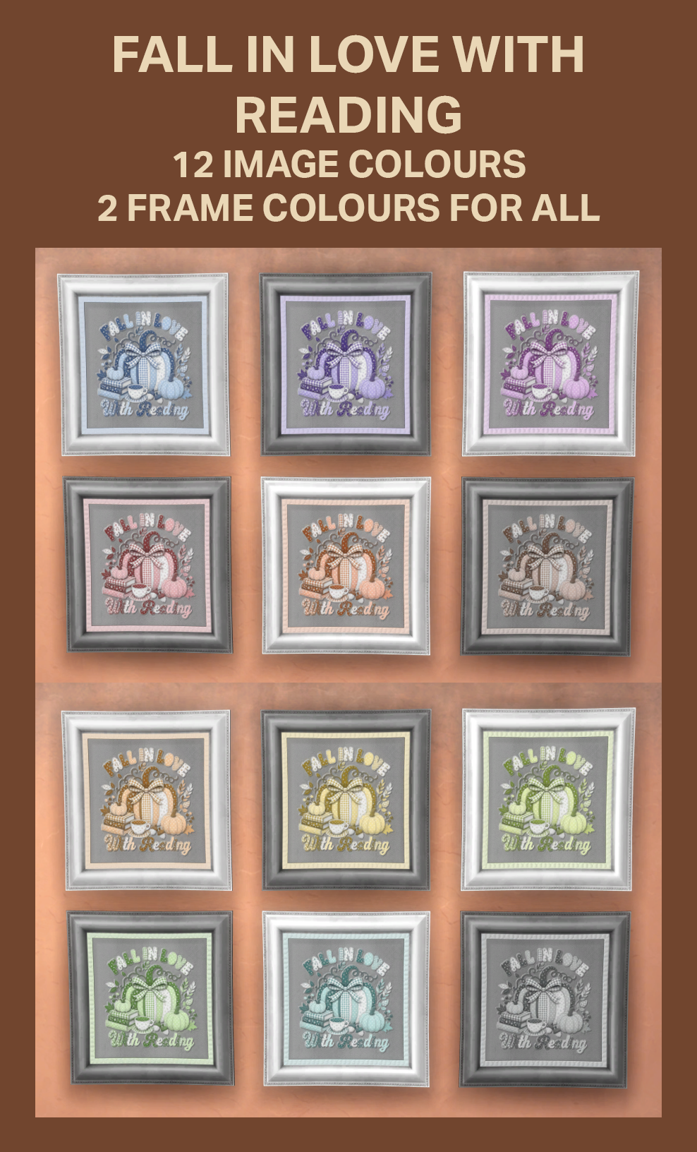 Thumbnail image and frame colours