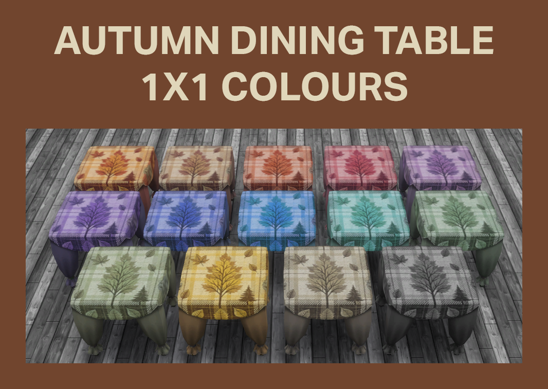 Thumbnail colours