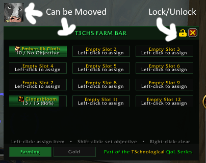 Thumbnail Lock/Unlock. Can be Mooved when unlocked