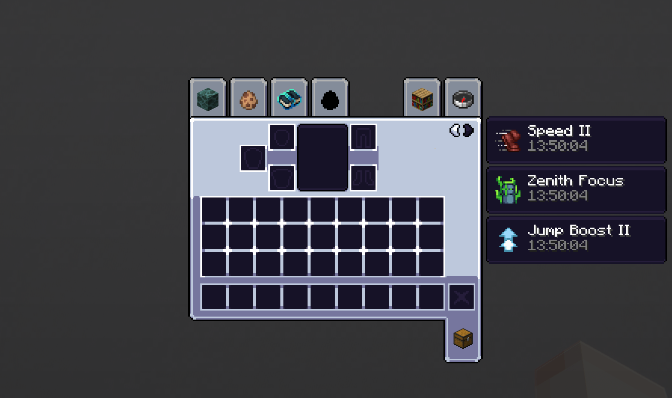 Creative GUI and some active effects.