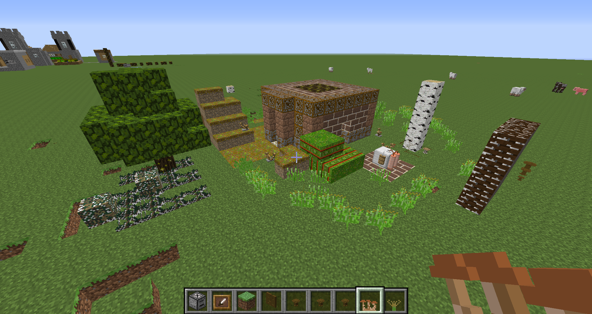 House,build only blocks without MushroomCraft