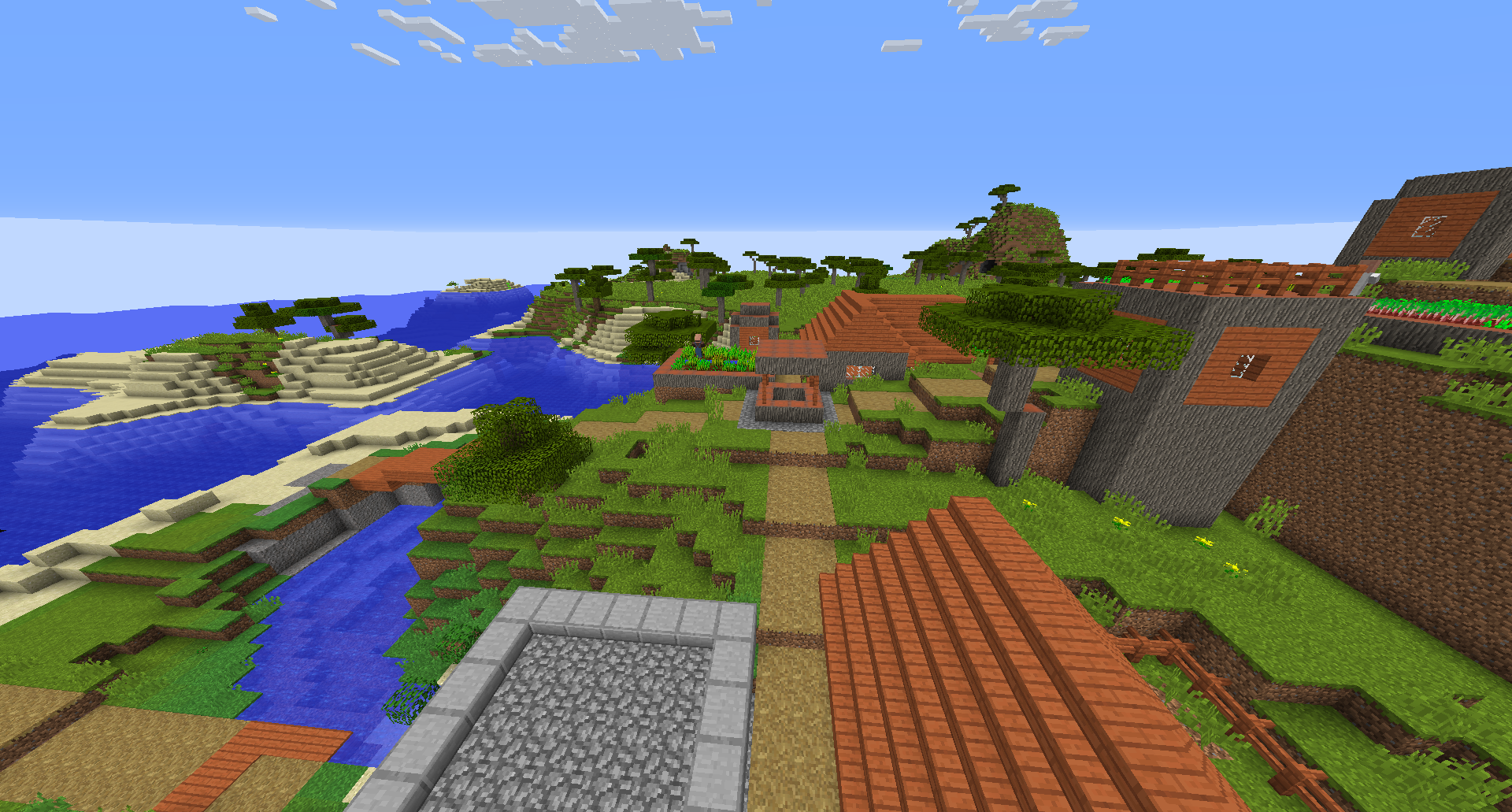 Fixed Village terrain