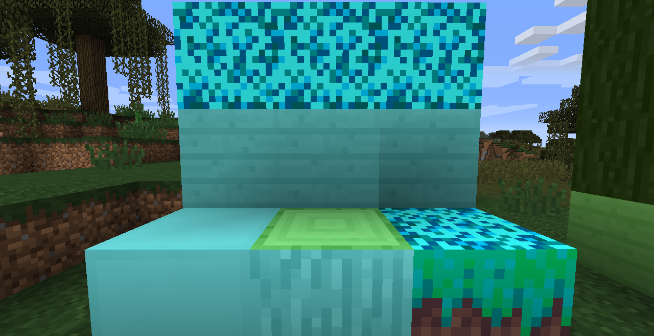 blue slime blocks