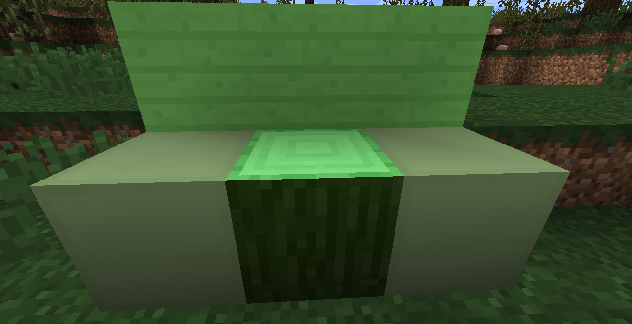 green slime blocks