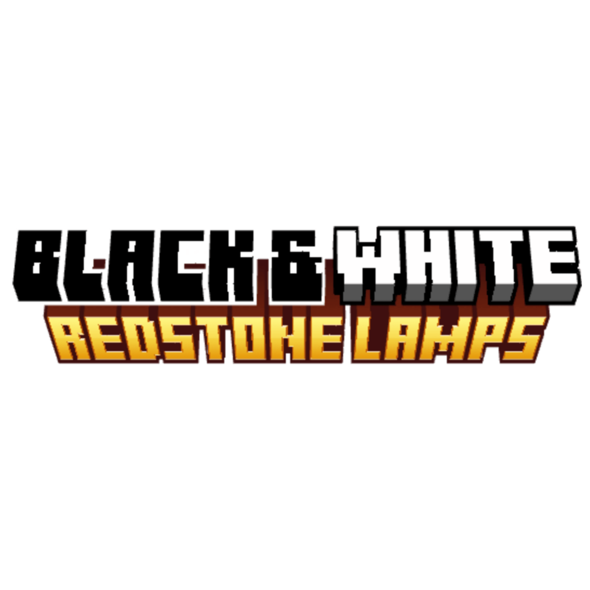 Black & White Redstone Lamps — screenshot 1