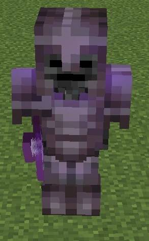 OP Wither Skeleton with Enchanted Armor and powerful weapon — screenshot 1