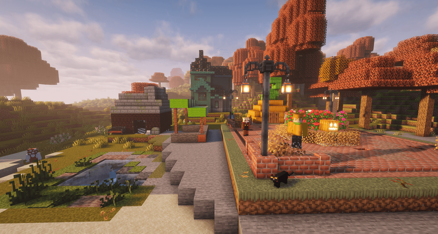 Buildings and NPCs can help during the fall