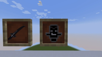 Thumbnail EN: Unique dark Totem of Undying texture and Netherite Sword showcase.TR: Özel siyah Totem dokusu ve Netherite kılıç görünümü.