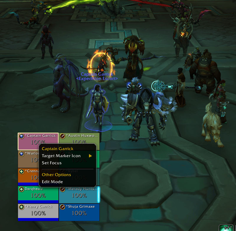 Thumbnail Out of combat, Blizzards standard click castings takes it over.