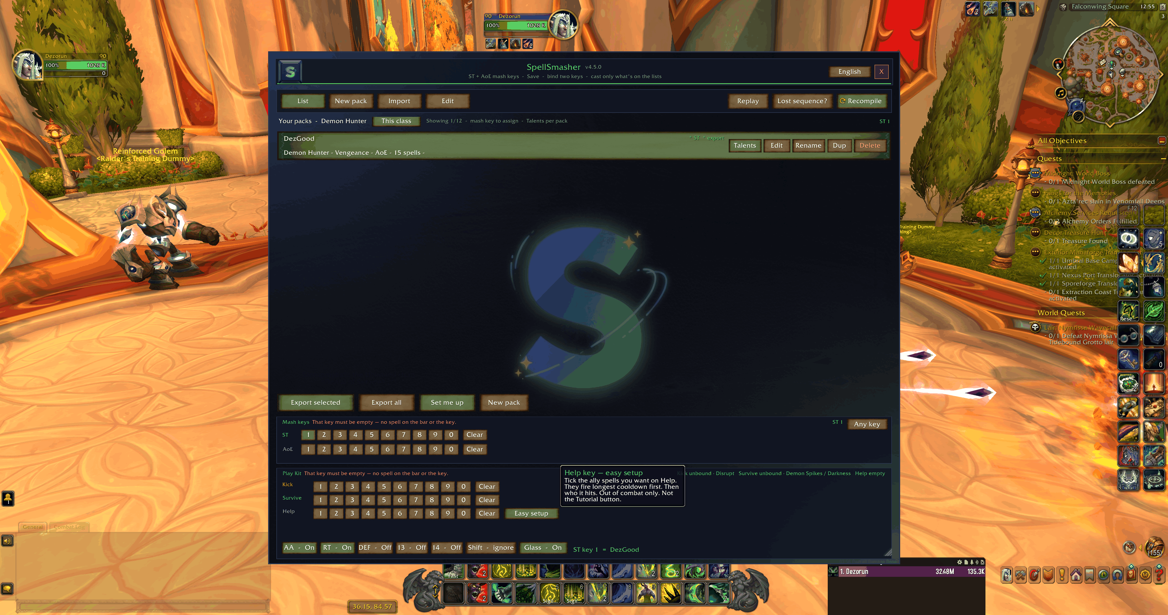 Thumbnail A Way To Set Up What Spells You Want Used For Help Button