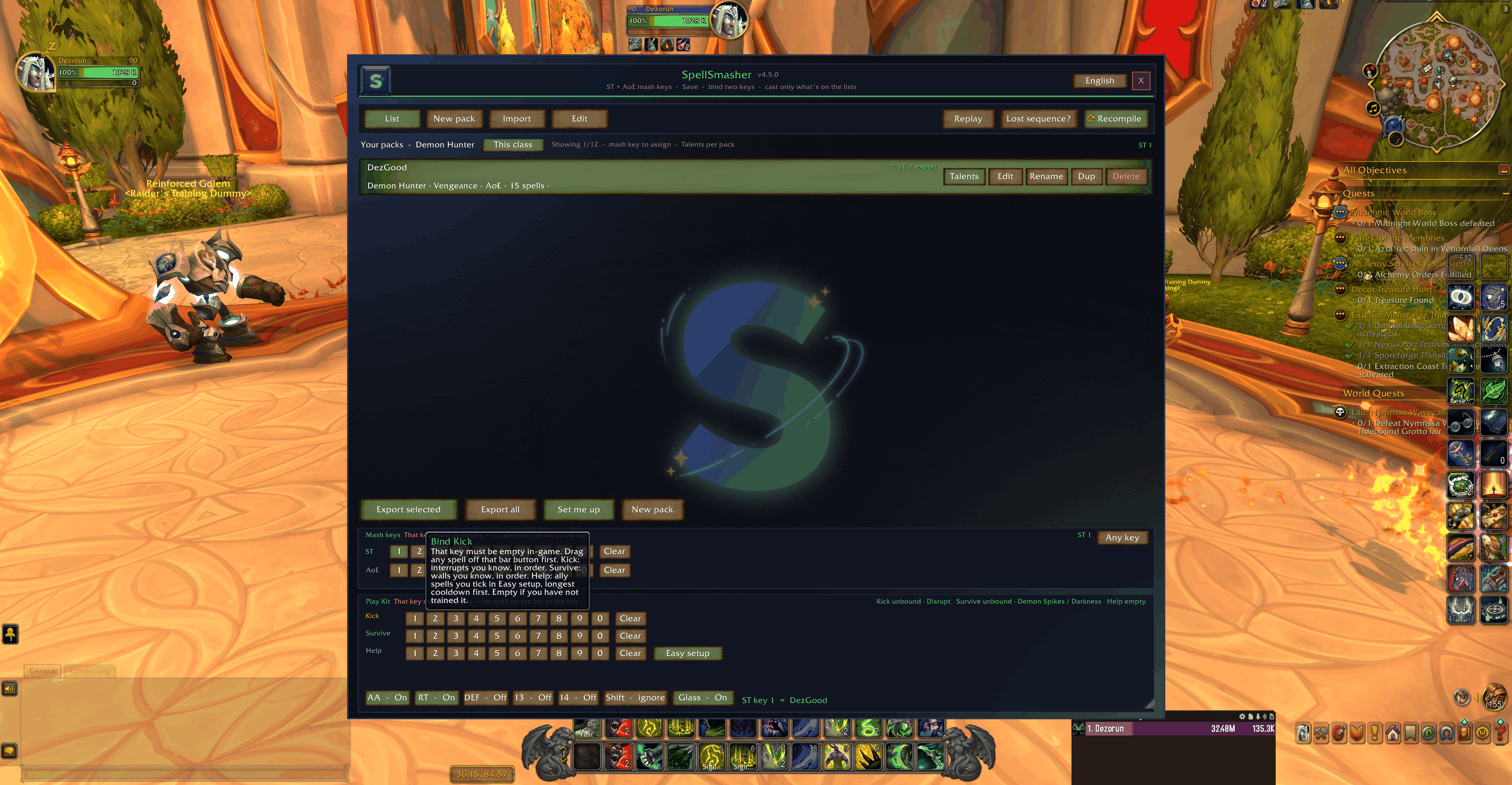 Thumbnail Kick Binding Button That Auto Decides Which Interrupt Spell To Use