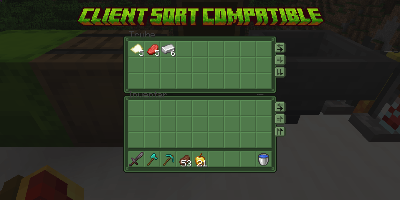 Thumbnail The pack includes custom green textures for Client Sort